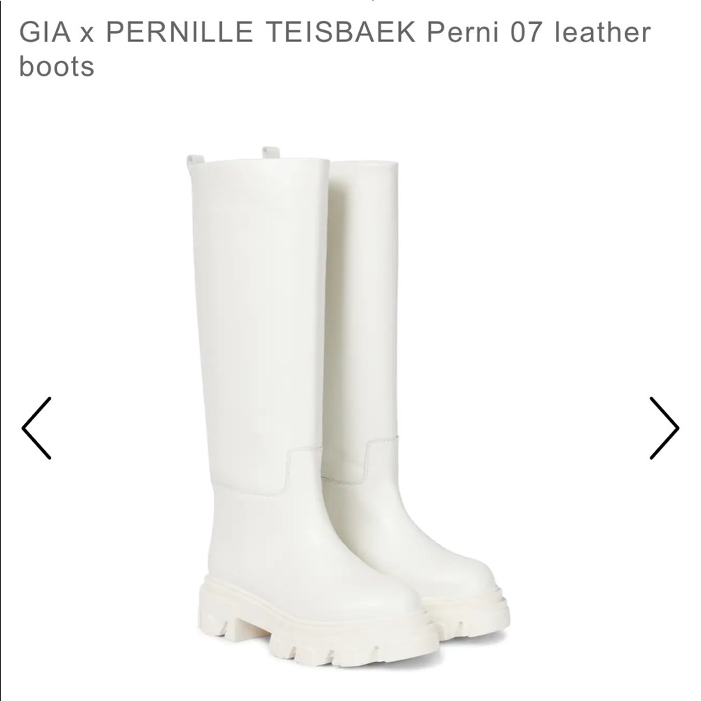Gia Borghini boots. Brands new off white. $680 on saks